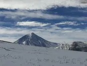 نمای دماوند از قله نقره سر آمل