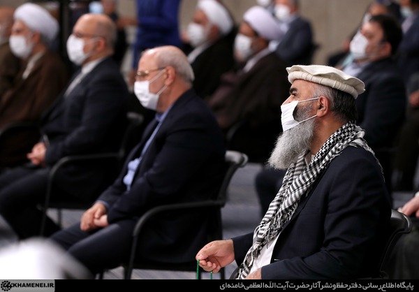 دیدار رهبری با اعضای کنفرانس وحدت