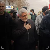 حضور سردار قاآنی در راهپیمایی ۲۲ بهمن