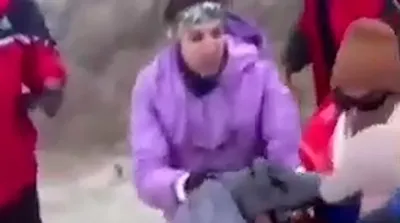 تصاویر کتک کاری کوهنوردان نوک قله دماوند!