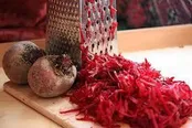 روش رنده کردن چغندر