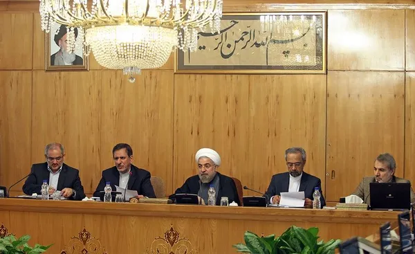 نشست هیأت  دولت روز &zwnj;چهارشنبه&zwnj; به ریاست حجت&zwnj;الاسلام حسن روحانی رئیس&zwnj;جمهوری برگزار شد./IRNA
