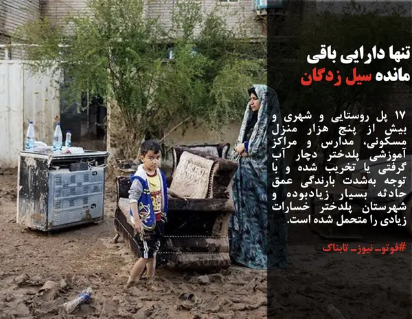 ۱۷ پل روستایی و شهری و بیش از پنج هزار منزل مسکونی، مدارس و مراکز آموزشی پلدختر دچار آب گرفتی یا تخریب شده و با توجه به&zwnj;شدت بارندگی عمق حادثه بسیار زیادبوده و شهرستان پلدختر خسارات زیادی را متحمل شده است.
