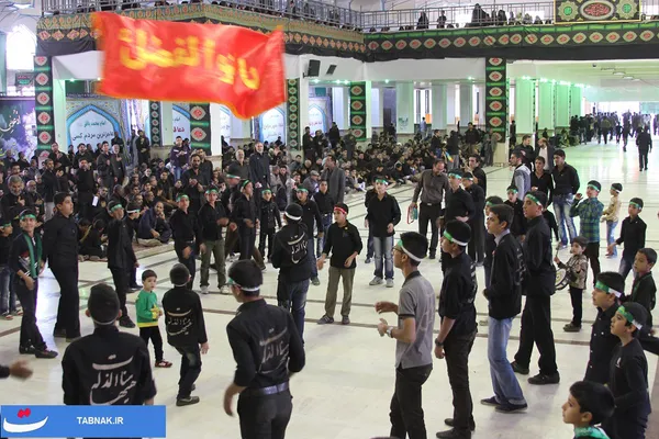 عزاداری کودکان در تاسوعای حسینی در کرمان
 