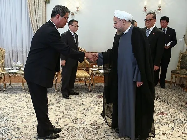 دیدار وزیر امور خارجه کره شمالی با رئیس جمهور ./TASNIM
