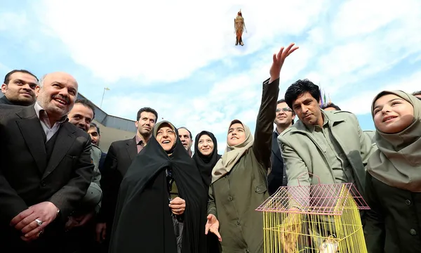 استقبال از معصومه ابتکار معاون رئیس جمهوری و رییس سازمان حفاظت محیط زیست کشور در استانداری قزوین/ایرنا
