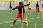 تصاویر اولین تمرین ترابی با پیراهن پرسپولیس
