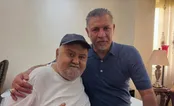 عیادت علی دایی از بازیگر سینما و تلویزیون