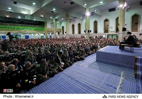 سخنرانی مقام معظم رهبری در دیدار با جمعی از فرماندهان ارتش
چهارشنبه 28 فرودین 1392
