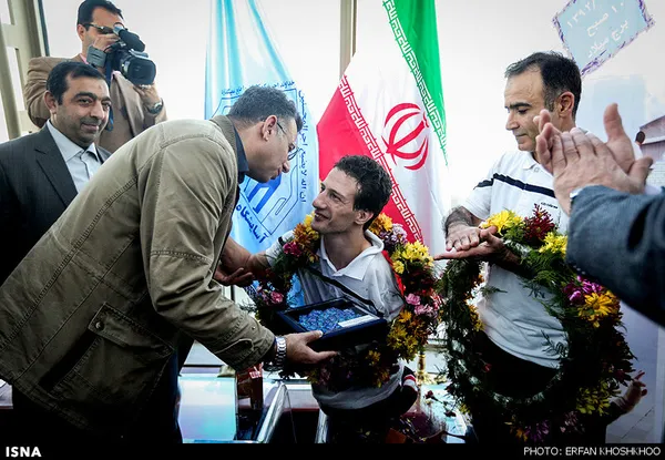 &zwnj;رکورد&zwnj;زنی محمد گمار به مناسبت بزرگداشت روز جهانی معلولان
