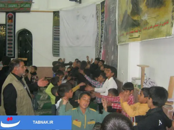 عزاداری تاسوعای حسینی درمسجد جامع روستای گلند شهرستان رامیان