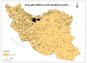 نقشه‌هایی از پراکنش نامزد‌های انتخابات مجلس در کشور