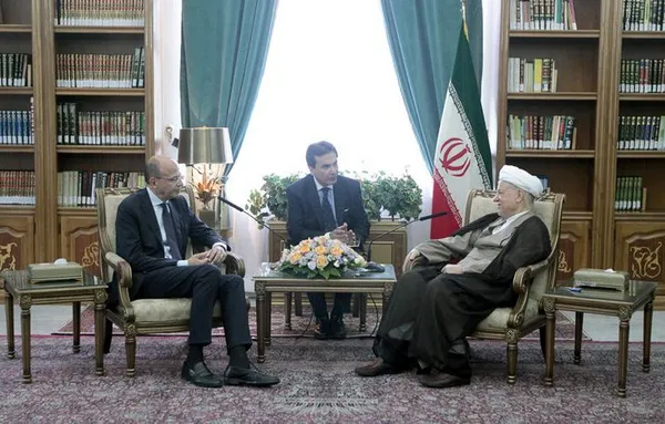 دیدار سفیر ایتالیا با آیت الله هاشمی رفسنجانی/ISNA