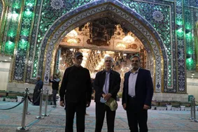 عکس: شهیدان باقری، محرابی و ربانی در بین‌الحرمین