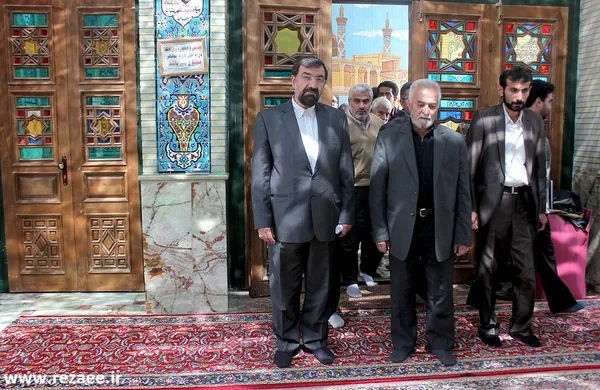 حضور رضایی در گلزار شهدا و نماز جمعه سمنان