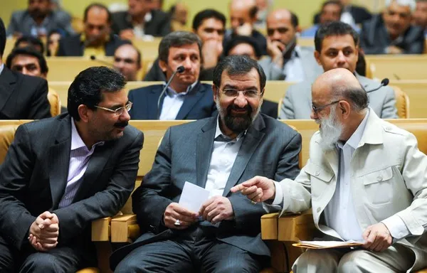 محسن رضایی در حاشیه اجلاس مدیریت یکپارچه شهری و شوراها/ISNA
