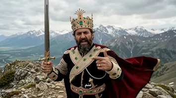 ویدیوی تماشایی هوش مصنوعی از نادر شاه