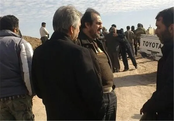 ده نمکی، رضاداد و فرجی در صحنه حادثه