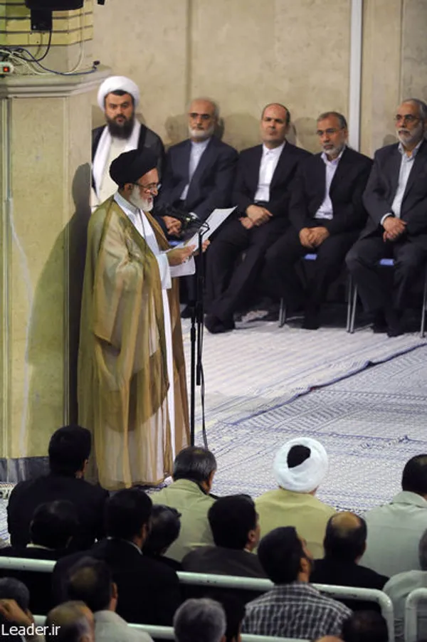 رهبر معظم انقلاب در دیدار کارگزاران حج