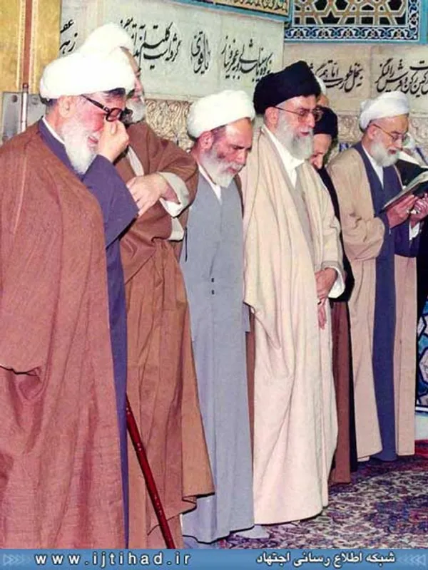 آیت الله امامی کاشانی، مقام معظم رهبری، آیت الله مجتبی تهرانی و آیت الله واعظ طبسی