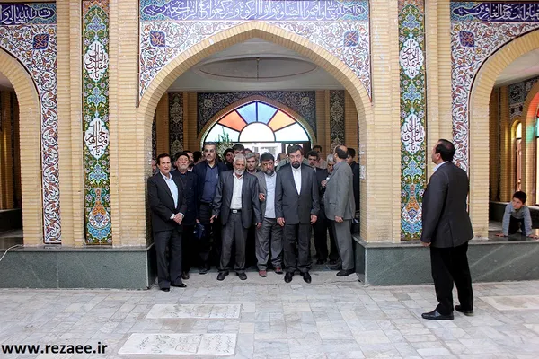  استقبال و حضور رضایی در گلزار شهدای گرمسار