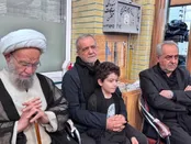 حضور رئیس جمهور در جمع عزاداران عاشورا