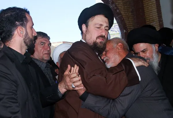 در حاشیه سفر سید حسن خمینی به رفسنجان./ISNA
