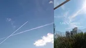 تصاویر ادعایی پرتاب موشک بالستیک از شهرهای مختلف ایران
