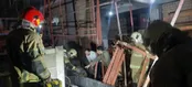 سقوط مرگبار سبد حمل مصالح از تاورکرین در غرب تهران