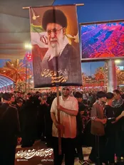 عکس: یاد آقای شهید ایران در بین‌الحرمین