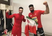 شادی صعود به قهرمانی جهان در رختکن تیم ملی هندبال