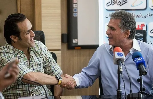 نشست خبری کارلوس کی&zwnj;روش و علی کریمی./TASNIM
