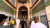 تصاویر باشکوه از درون مسجدالنبی