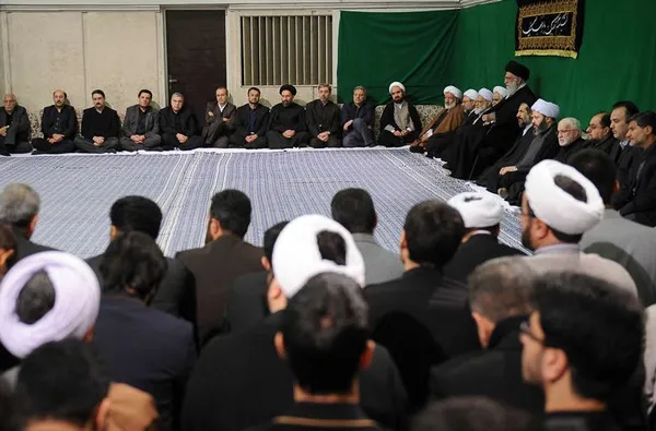 عزاداری هیأت&zwnj;های دانشجویی با حضور مقام معظم رهبری./Leader O.W
