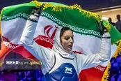 حنا زرین کمر تنها طلای ایران را کسب کرد
