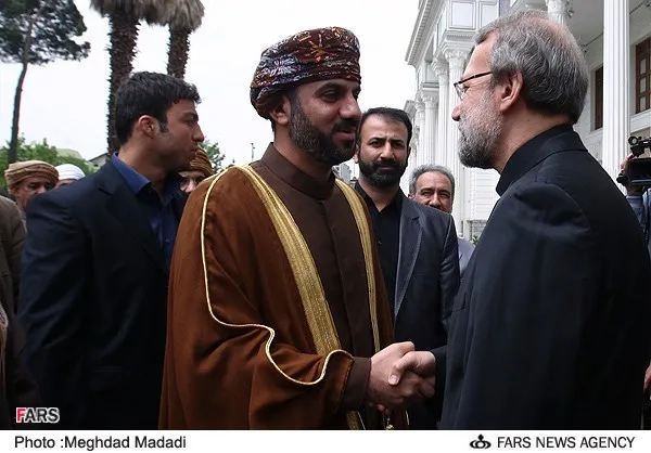استقبال علی لاریجانی رئیس مجلس ایران از خالد بن هلال بن ناصر المعولی رئیس مجلس شورای سلطنتی عمان
شنبه 24 فروردین 1392
