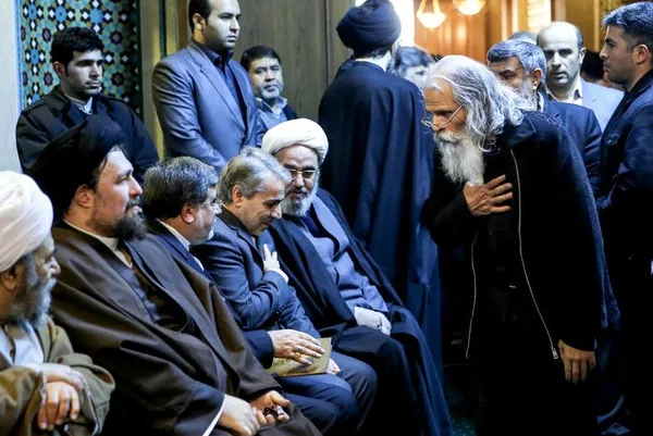 مراسم ختم سید صادق طباطبایی./ISNA

