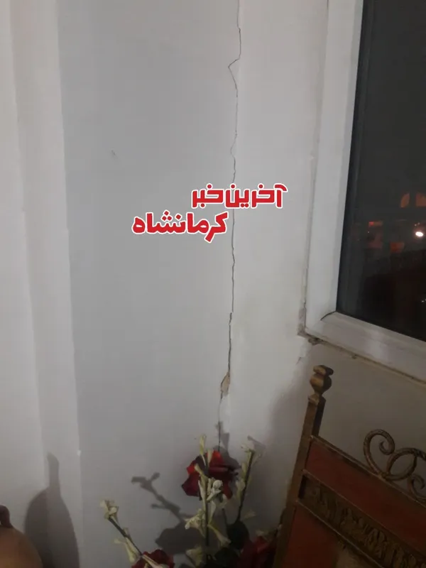 خسارت زلزله امشب کرمانشاه