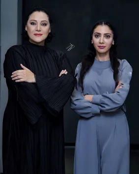 عکس: گریم تئاتری شبنم مقدمی و مونا فرجاد