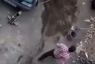 استفاده از پراید به عنوان بالابر ساختمان!