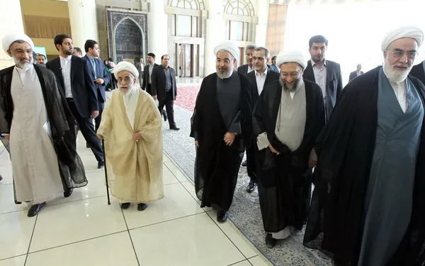 حاشیه حضور رییس جمهوری در همایش قوه قضاییه با شرکت رئیسان هر سه قوه در تهران/P O W
