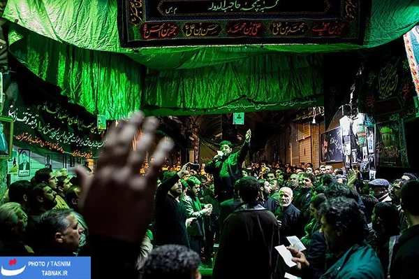 عزاداری تاسوعای حسینی در بازار تهران