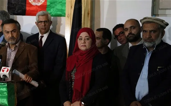 تنها زن کاندیدای ریاست جمهوری افغانستان که توسط شورای بررسی، رد صلاحیت شد
S. Sabawoon / EPA
