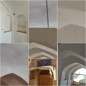 خسارت به اماکن مسکونی و بنا‌های تاریخی زواره
