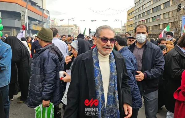 حضور دریابان علی شمخانی مشاورمقام معطم رهبری و دبیر شورای دفاع در راهپیمایی میلیونی ۲۲ بهمن در تهران