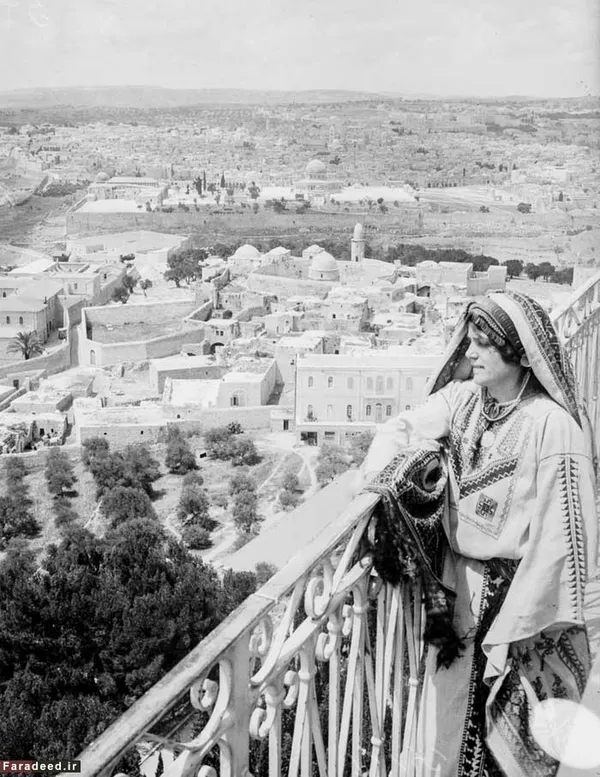 نمایی از شهر بیت&zwnj;المقدس/ سال ۱۹۱۵