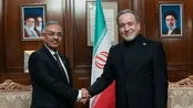 دیدار دبیرکل سازمان دی‌ هشت با عراقچی