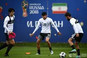 تمرین تیم ملی فوتبال ایران از لنز خبرگزاری روس