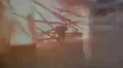 لحظه انفجار جایگاه گاز در بزرگراه همدان کرمانشاه