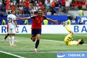 عکس: اسپانیا ۲ - ۱ بلژیک؛ نبرد بزرگ اسپانیا و فرانسه در نیمه‌نهایی قطعی شد